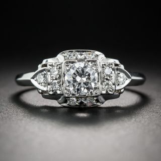 .43 Carat Art Deco Diamond Engagement Ring