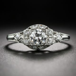 .44 Carat Art Deco Diamond Engagement Ring