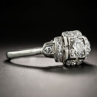 .44 Carat Diamond Late Art Deco Engagement Ring