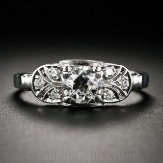 .44 Carat Diamond Vintage Engagement Ring