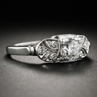 .44 Carat Diamond Vintage Engagement Ring
