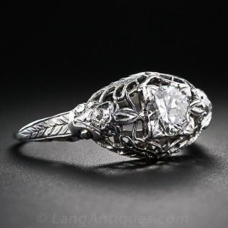 .44 Carat Vintage Diamond Engagement Ring
