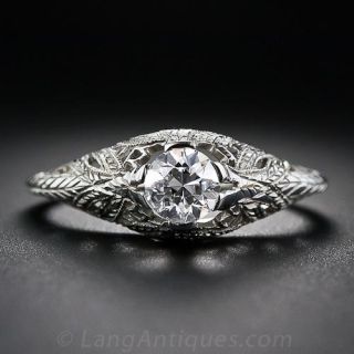 .44 Carat Vintage Diamond Solitaire