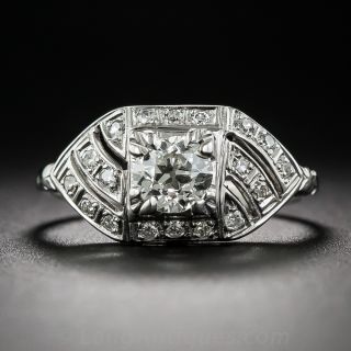 .45 Carat Art Deco Diamond Ring