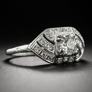 .45 Carat Art Deco Diamond Ring