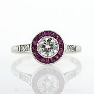 Art Deco Engagement Ring 
Art Deco Jewelry 