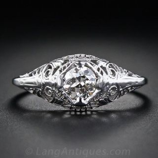 .45 Carat Diamond Filigree RIng