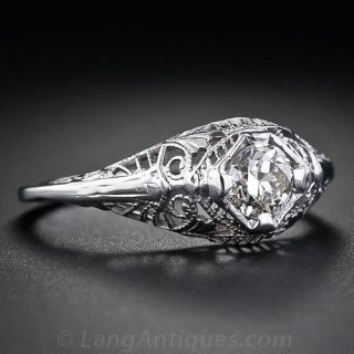 .45 Carat Diamond Filigree RIng
