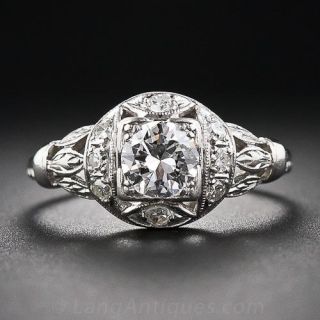 .45 Carat Diamond Platinum Engagement Ring