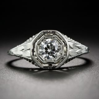 .45 Carat Diamond Vintage Engagement Ring
