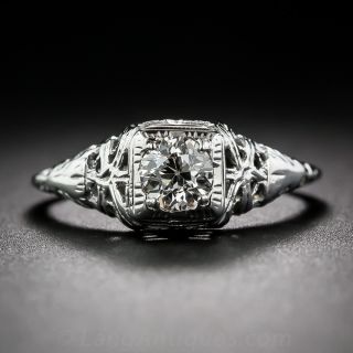 .45 Carat Diamond Vintage Engagement Ring