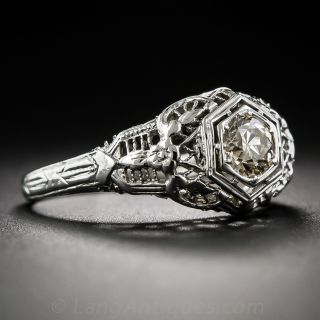 .45 Carat Diamond Vintage Engagement Ring