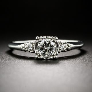 .45 Carat Diamond Vintage Engagement Ring in Platinum