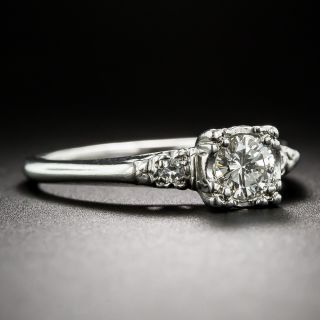 .45 Carat Diamond Vintage Engagement Ring in Platinum