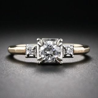 .45 Carat Mid-Century Diamond Engagement Ring