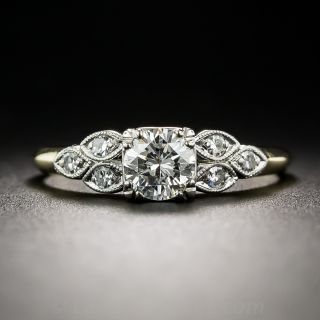 .45 Carat Mid-Century Diamond Engagement Ring by Whitehouse Bros.