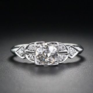 .45 Carat Vintage Diamond Engagement Ring
