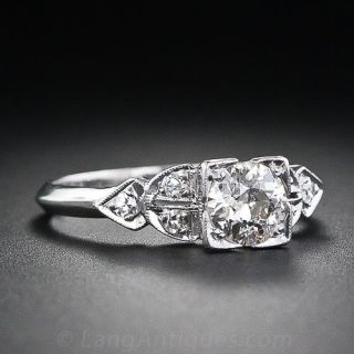 .45 Carat Vintage Diamond Engagement Ring