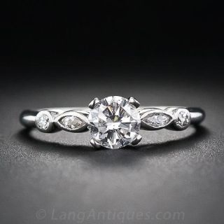 .45 Carat Vintage Diamond Engagement Ring