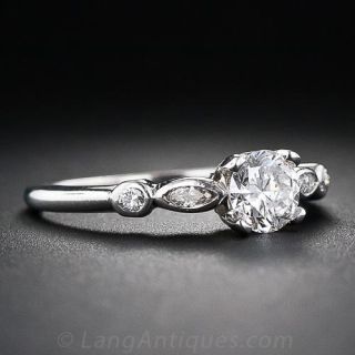 .45 Carat Vintage Diamond Engagement Ring