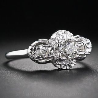 .45 Carat Vintage Diamond Engagement Ring
