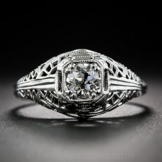 .45 Carat Vintage Diamond Engagement Ring