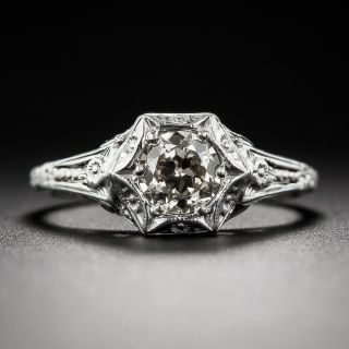 .45 Carat Vintage Diamond Engagement Ring