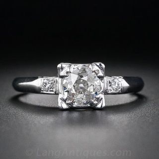.45 Carat Vintage  Diamond Engagement Ring