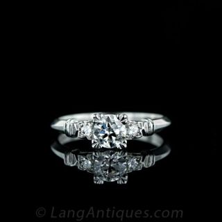 .45 Carat Vintage Diamond Ring Main View