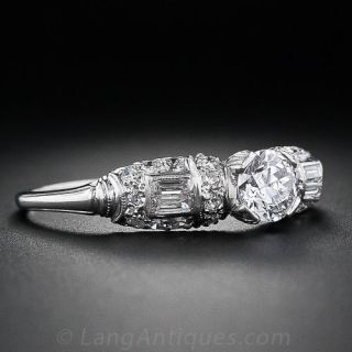 .46 Carat Art Deco Diamond Engagement Ring