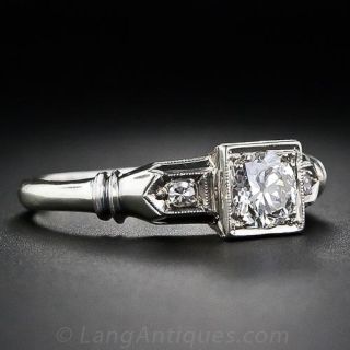 .46 Carat  Art Deco Diamond Ring