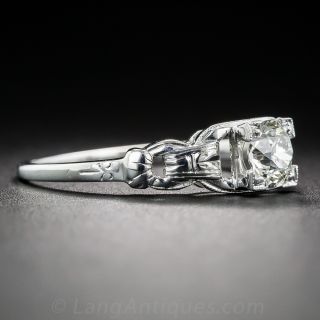 .46 Carat Art Deco Engagement Ring