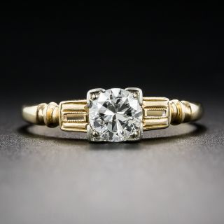 .46 Carat Diamond Art Deco Engagement Ring by Traub Orange Blossom
