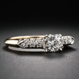 .46 Carat Mid-Century Diamond Engagement Ring