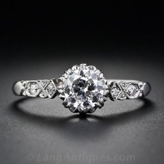 .47 Carat Antique Diamond Solitaire Engagement Ring