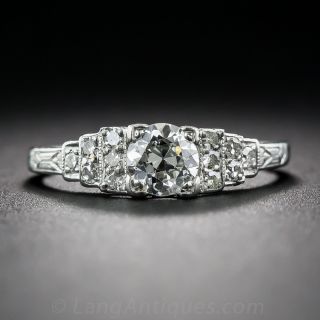 .47 Carat Diamond Art Deco Engagement Ring - 1