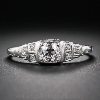 .48 Carat Art Deco Diamond Engagement Ring