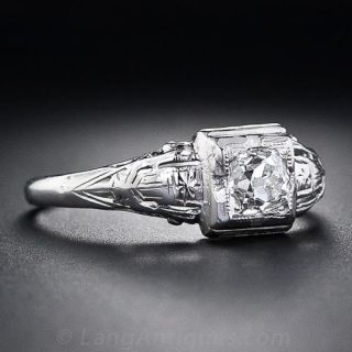 .48 Carat Art Deco Engagement Ring