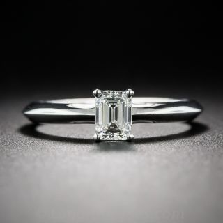 .48 Carat Emerald-Cut Diamond and Platinum Solitaire Engagement  Ring