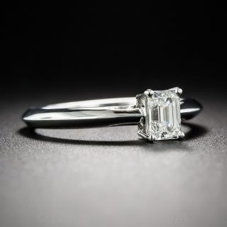 .48 Carat Emerald-Cut Diamond and Platinum Solitaire Engagement  Ring