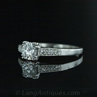 .48 Carat Estate Engagement Ring in Platinum