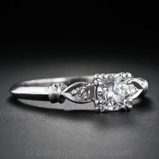 .48 Carat Vintage Solitaire Diamond Engagement Ring