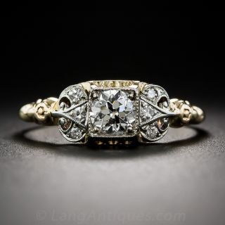 .49 Carat Diamond Vintage Engagement Ring