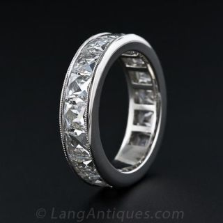 French Cut Wedding Band