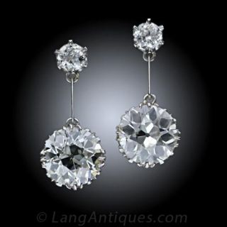 Antique Diamond Earrings 