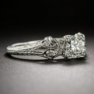 .50 Carat Art Deco Diamond Engagement Ring