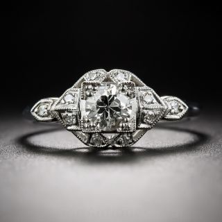 .50 Carat Art Deco Diamond Engagement Ring
