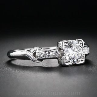 .50 Carat Art Deco Diamond Engagement Ring