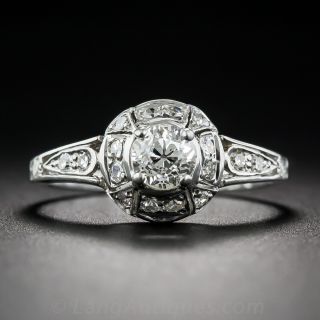 .50 Carat Art Deco Diamond Engagement Ring