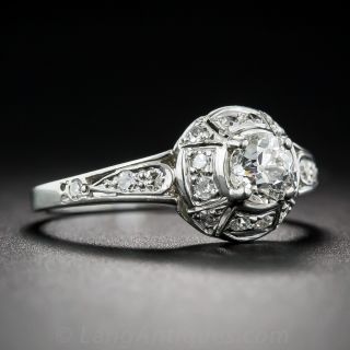 .50 Carat Art Deco Diamond Engagement Ring